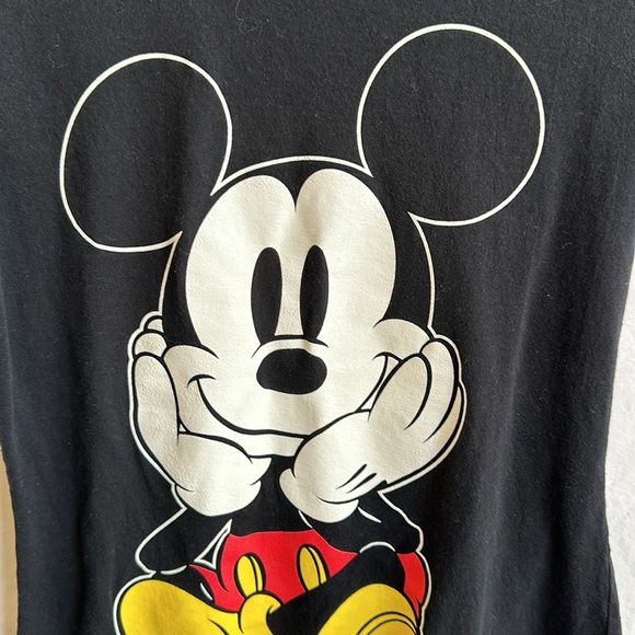 Disney black Mickey Mouse coming and going tee, size M - Picture 4 of 8